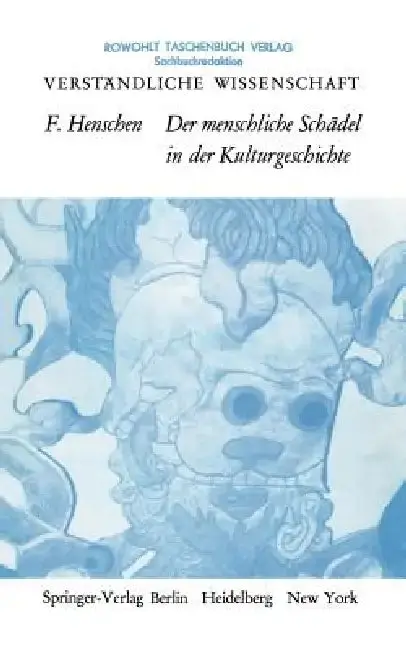Cover of Der Menschliche Schädel in Der Kulturgeschichte