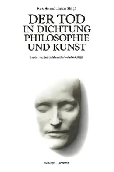 Cover of Der Tod in Dichtung Philosophie Und Kunst