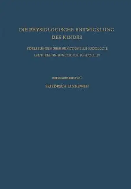 Cover of Die Physiologische Entwicklung Des Kindes