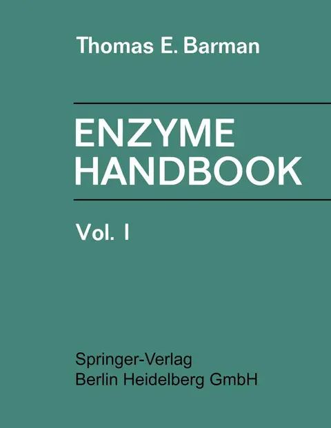 Cover of Enzyme Handbook