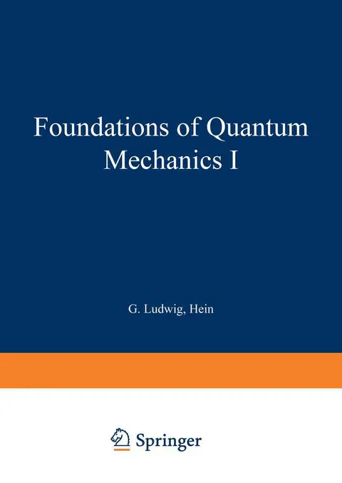 Cover of Foundations of Quantum Mechanics I