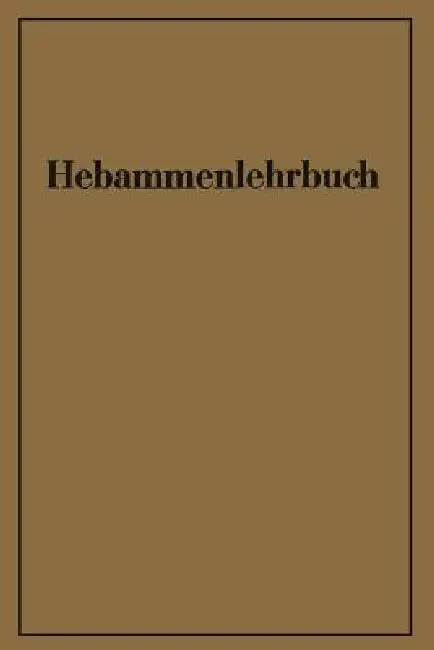 Cover of Hebammenlehrbuch