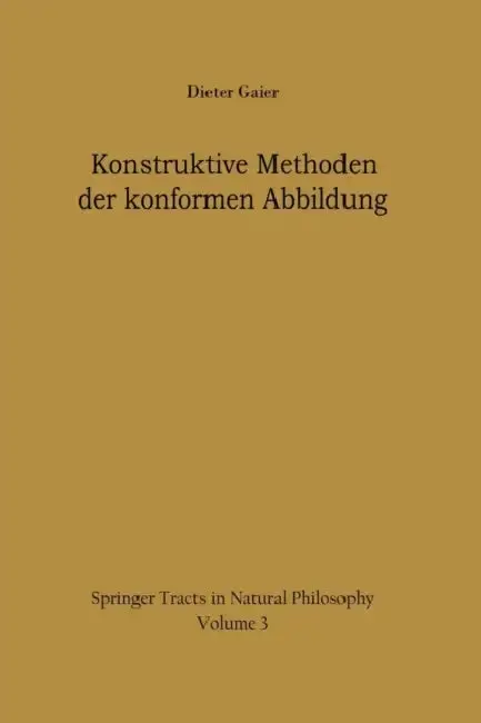 Cover of Konstruktive Methoden Der Konformen Abbildung