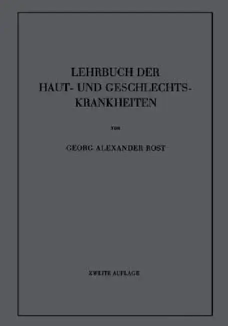 Cover of Lehrbuch Der Haut- Und Geschlechtskrankheiten