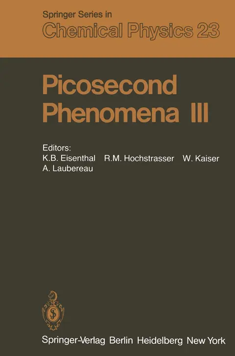 Cover of Picosecond Phenomena III