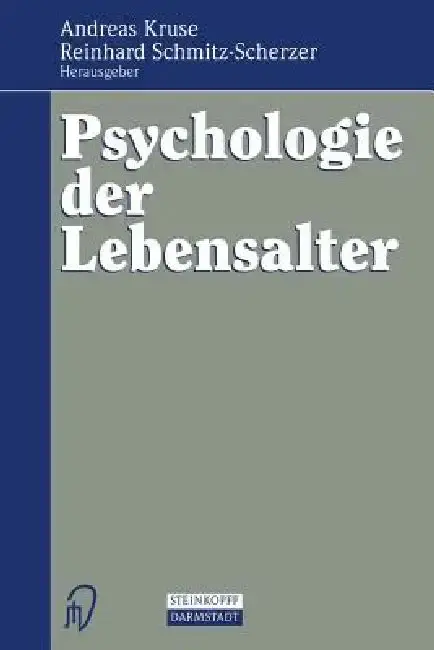 Cover of Psychologie Der Lebensalter