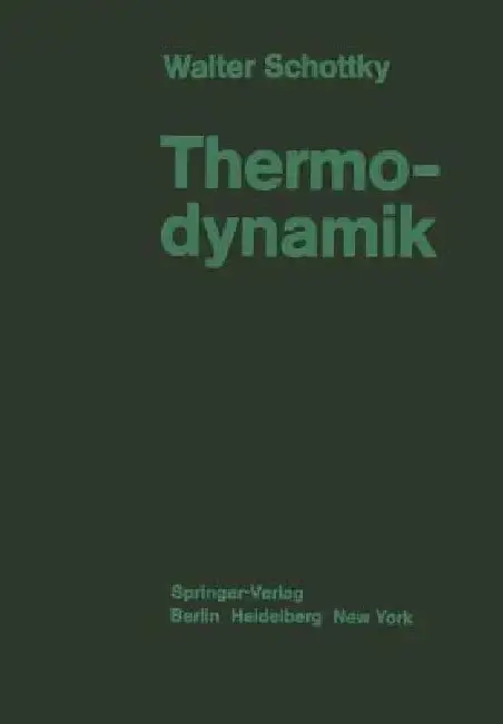 Cover of Thermodynamik