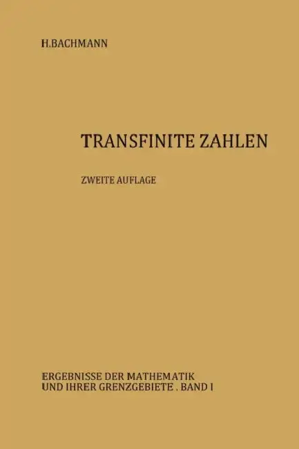 Cover of Transfinite Zahlen