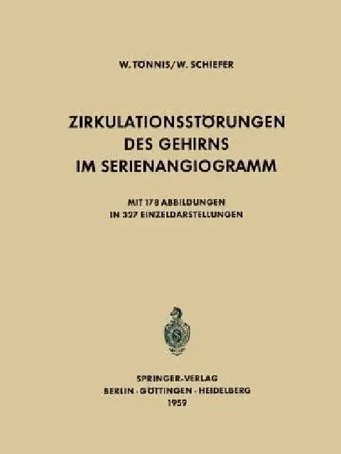 Cover of Zirkulationsstörungen Des Gehirns Im Serienangiogramm
