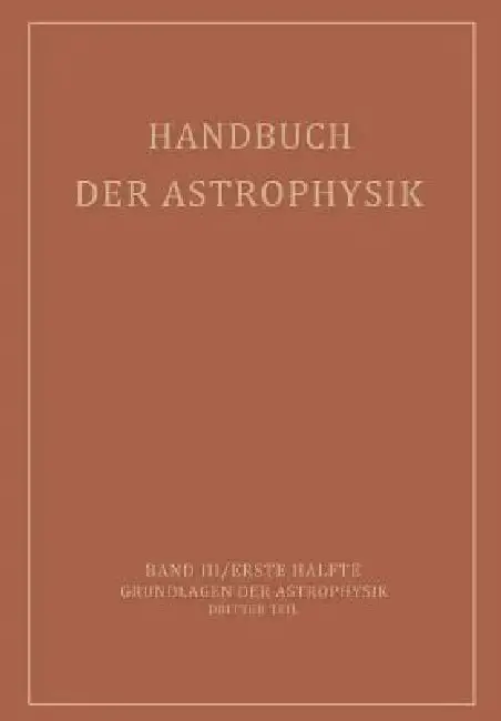 Cover of Handbuch Der Astrophysik