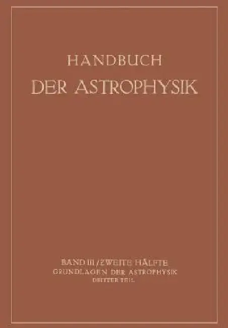 Cover of Handbuch Der Astrophysik