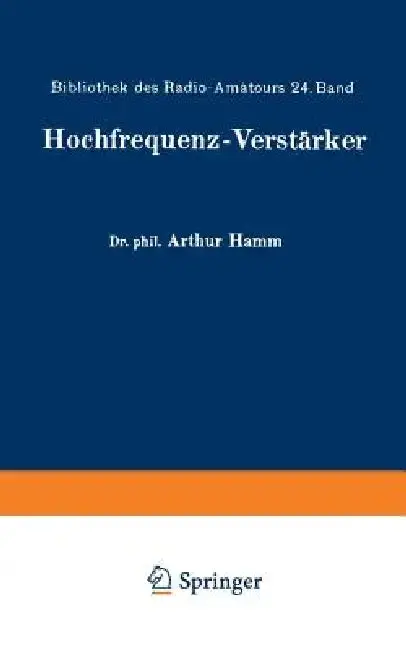 Cover of Hochfrequenz-Verstärker