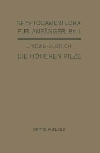 Cover of Die Höheren Pilze