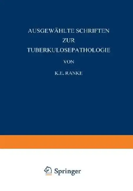 Cover of Ausgewählte Schriften Zur Tuberkulosepathologie
