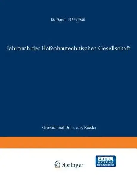 Cover of Jahrbuch Der Hafenbautechnischen Gesellschaft