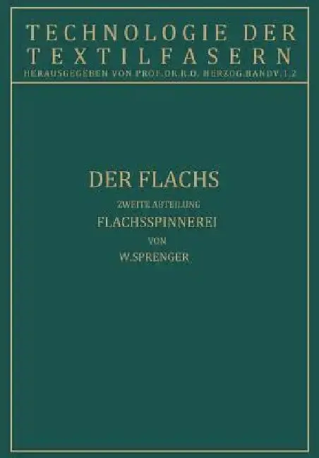 Cover of Der Flachs