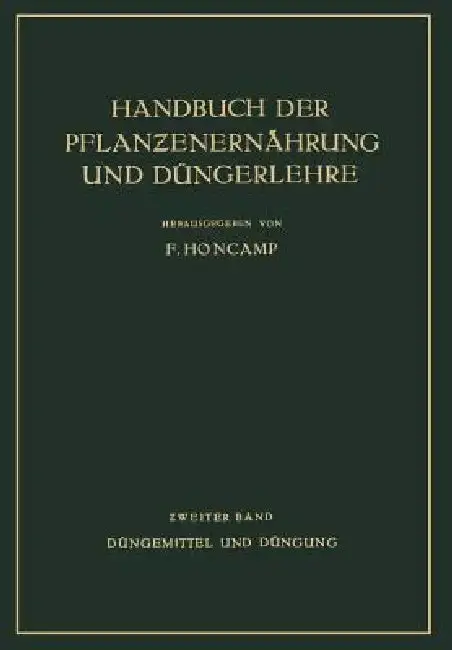 Cover of Düngemittel Und Düngung