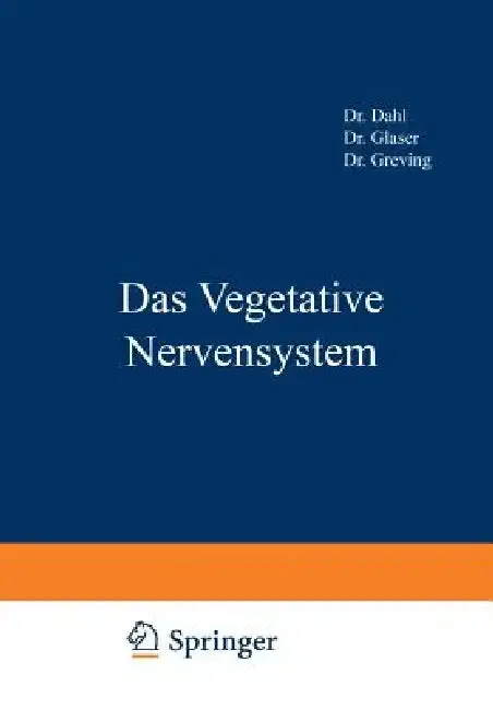Cover of Das Vegetative Nervensystem
