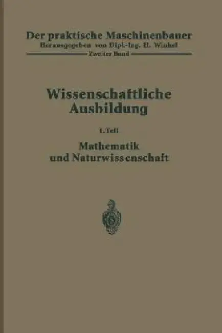 Cover of Der Praktische Maschinenbauer