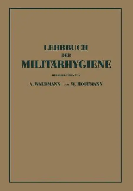 Cover of Lehrbuch Der Militärhygiene