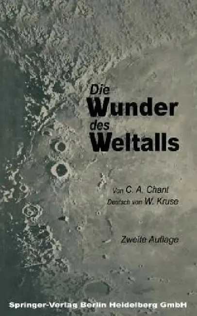 Cover of Die Wunder Des Weltalls
