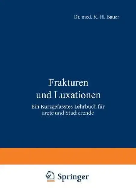 Cover of Frakturen Und Luxationen