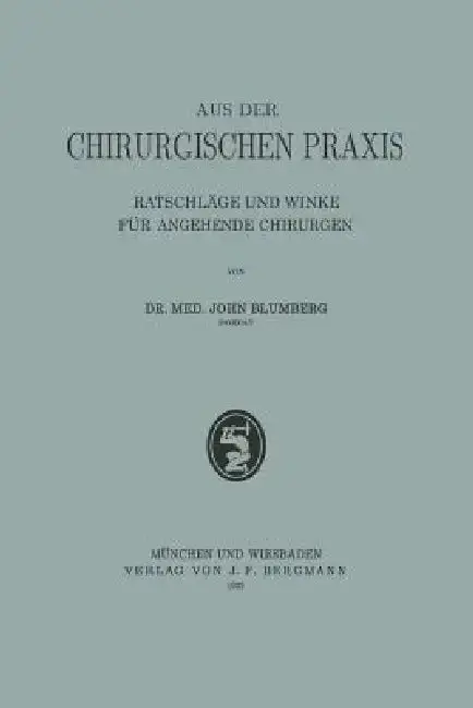 Cover of Aus Der Chirurgischen PRAXIS