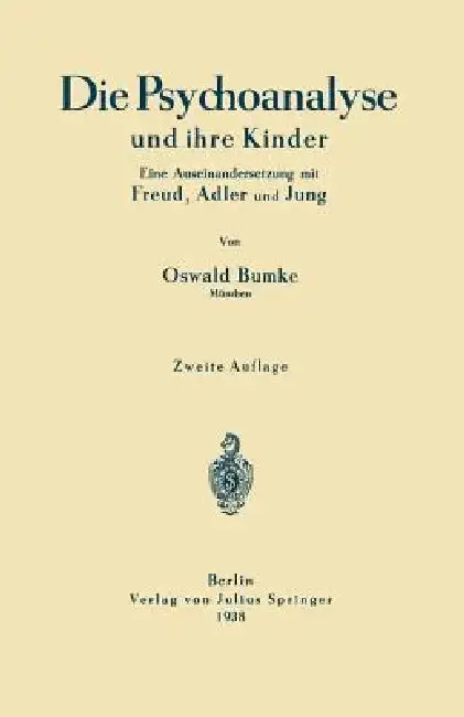 Cover of Die Psychoanalyse Und Ihre Kinder
