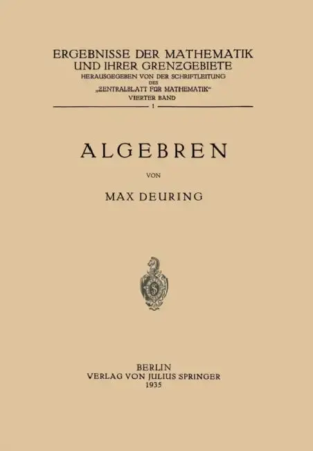 Cover of Algebren