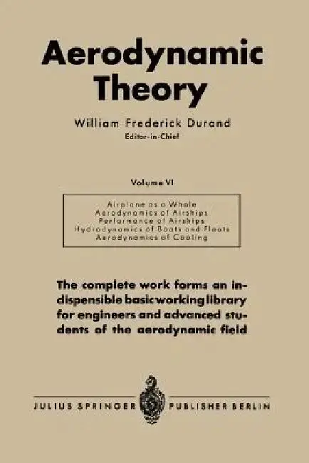 Cover of Aerodynamic Theory