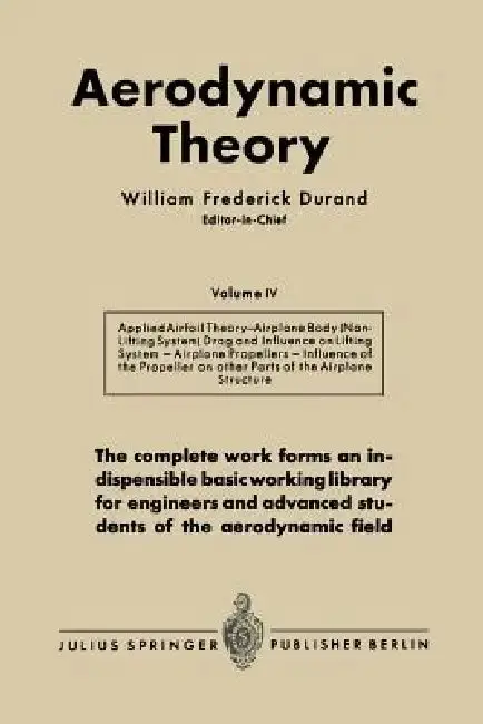 Cover of Aerodynamic Theory