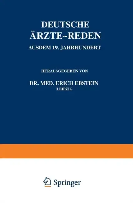 Cover of Deutsche Ärzte - Reden