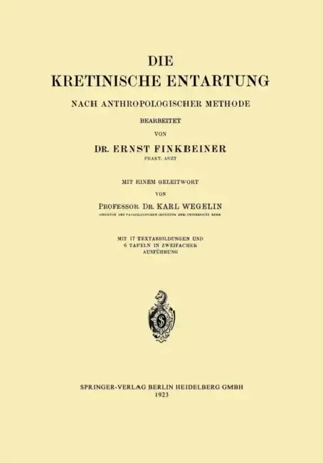 Cover of Die Kretinische Entartung