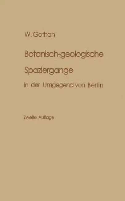 Cover of Botanisch-Geologische Spaziergänge in Der Umgegend Von Berlin