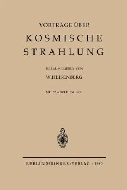 Cover of Kosmische Strahlung