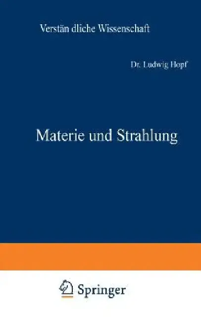 Cover of Materie Und Strahlung