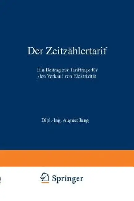 Cover of Der Zeitzählertarif