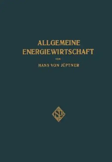 Cover of Allgemeine Energiewirtschaft