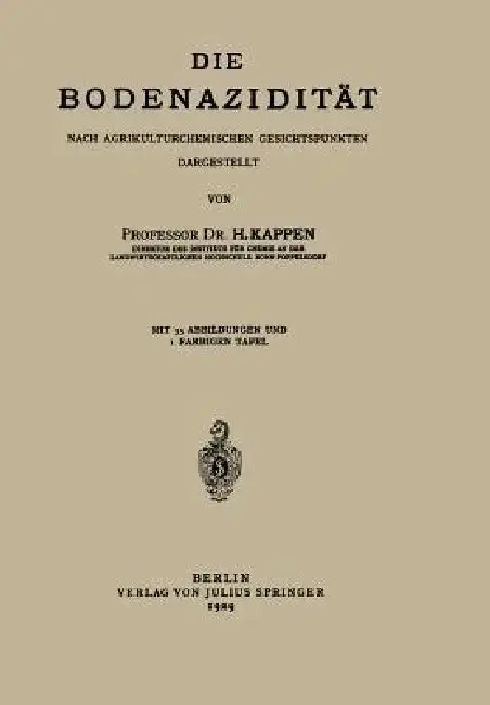 Cover of Die Bodenazidität