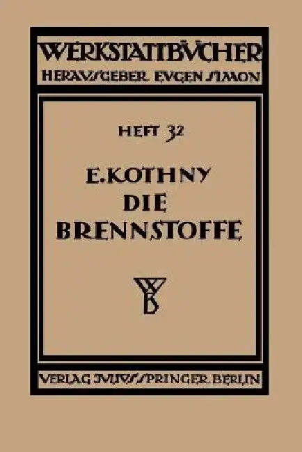 Cover of Die Brennstoffe