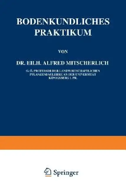 Cover of Bodenkundliches Praktikum
