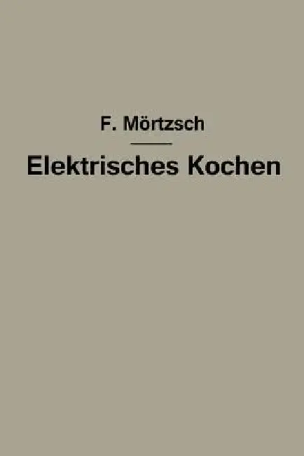 Cover of Elektrisches Kochen