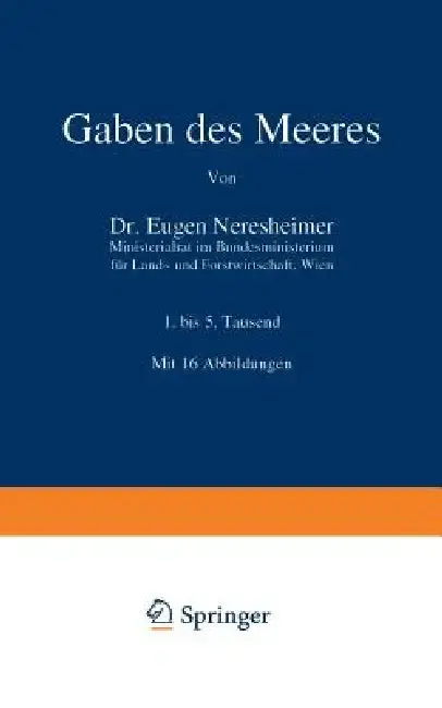 Cover of Gaben Des Meeres