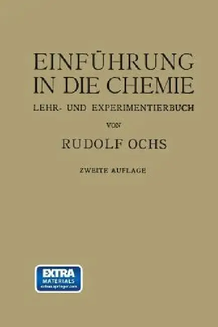 Cover of Einführung in Die Chemie