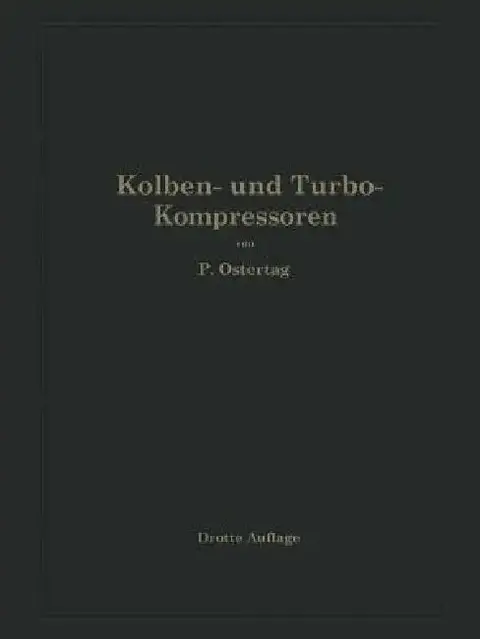 Cover of Kolben- Und Turbo-Kompressoren