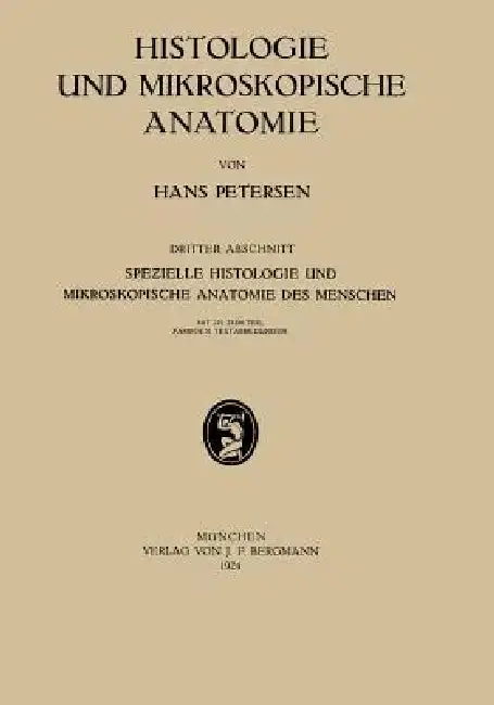 Cover of Histologie Und Mikroskopische Anatomie
