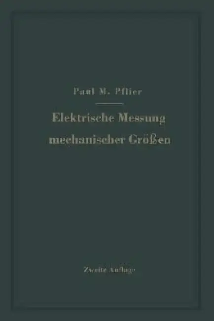 Cover of Elektrische Messung Mechanischer Größen