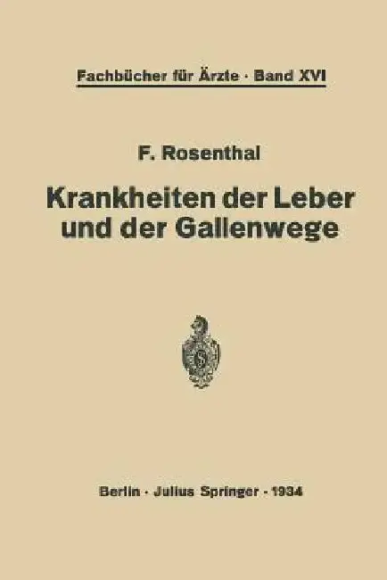 Cover of Krankheiten Der Leber Und Der Gallenwege