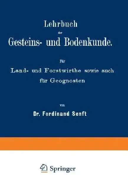 Cover of Lehrbuch Der Gesteins- Und Bodenkunde