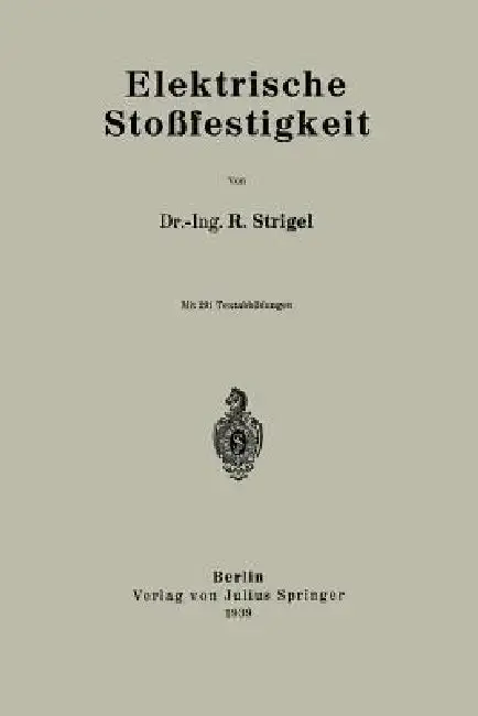 Cover of Elektrische Stoßfestigkeit